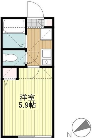 コートハウス弘明寺Ａの物件間取画像